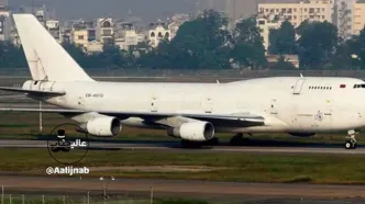 یک هواپیمای باری بلاروسی در فرودگاه تبریز فرود آمد