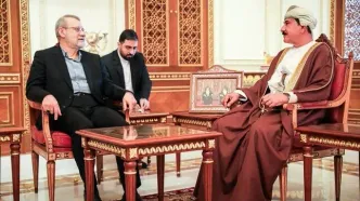 دیدار لاریجانی با وزیر دفتر سلطنتی عمان