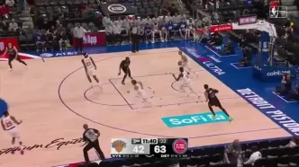 ویدئو: خلاصه بسکتبال دیترویت پیستونز 118 – 80 نیویورک نیکس