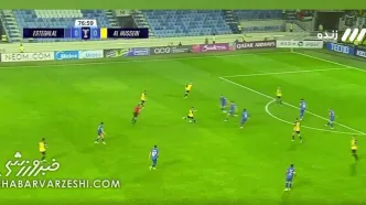 ویدیو| گل اول الحسین به استقلال (یوسف ابوجلبوش)/ شوت از راه دور فوق العاده
