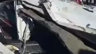 برخورد مرگبار پژو پارس با تیر چراغ‌برق در میاندوآب؛ فیلم حادثه منتشر شد