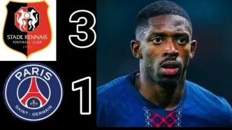 ویدیو| خلاصه بازی رن ۳ - پاری‌سن‌ژرمن ۱/ باخت غیرمنتظره!