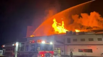 آتش‌سوزی مهیب در بیمارستانی در آمریکا