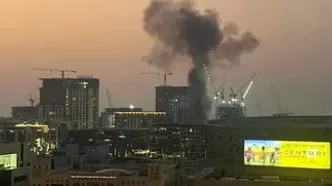 تصویری از حمله سپاه به پایگاه آمریکا در دوبی