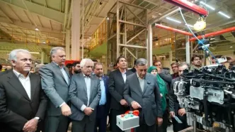 افتتاح خط تولید موتورهای جدید در کرمان موتور