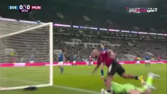 خلاصه بازی اورتون 0 - منچستریونایتد 1