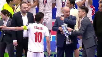 تصاویر دلخوری و قهر در جشن قهرمانی تیم ملی فوتسال