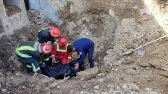 ریزش آوار در زنجان دو فوتی برجا گذاشت