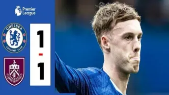 ویدیو| خلاصه بازی چلسی ۱ - برنلی ۱