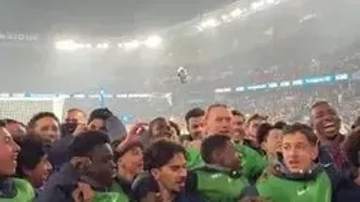 ویدئو: جشن جنون‌آمیز پاریسی‌ها بعد از ال‌کلاسیکو