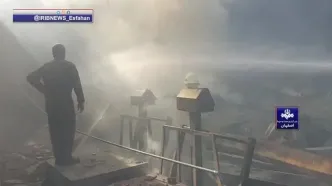 فیلم اولیه از محل سقوط بالگرد در درچه