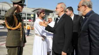 لاریجانی فردا سه شنبه به عمان می‌رود؛ پیام هسته‌ای تهران در راه مسقط