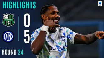 ویدیو| خلاصه بازی ساسولو ۰ - اینتر ۵