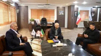 دیدار امیر قلعه‌نویی با استاندار مازندران