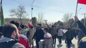 فیلم/ شعار جالب دانشجویان مشهد علیه دانشجونما