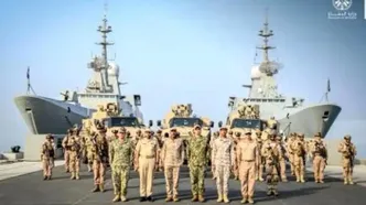 رزمایش دریایی مشترک عربستان و آمریکا