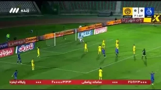 فیلم گل اول استقلال توسط سحرخیزان در دقیقه 22 / استقلال 1 - فجر 0