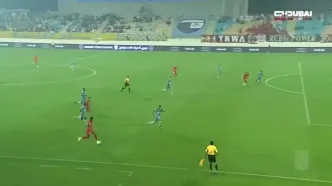 پاس گل سردار آزمون در تقابل شباب الاهلی مقابل الظفره