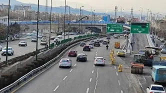 ترافیک تهران روان است/ هشدار درخصوص تردد موتورسیکلت‌ها در روزهای بارانی