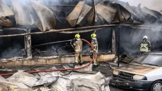 واکنش شهرداری تهران به سوختن بازارچه جنت‌آباد