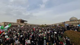 اصفهان، صحنه اجتماع گسترده مردمی و پیام‌های سیاسی روشن