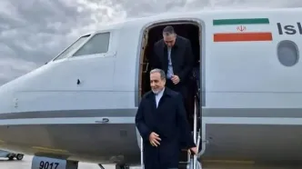 استقبال قطری‌ها از عراقچی در فرودگاه دوحه