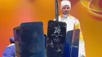 ویدئو: مشعل المپیک زمستانی در دستان اسطوره اسپانیایی