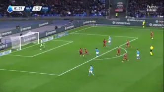 ویدیو: گل دوم ناپولی به رم توسط آلیسون سانتوس
