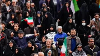 راهپیمایی ۲۲ بهمن تهران به روایت تصاویر