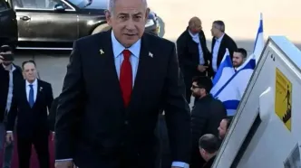 اسکورت سنگین نتانیاهو در بدو ورود به واشنگتن دی سی