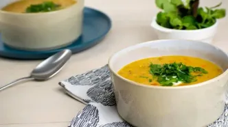 شام امشب با من: سوپ ماست و گشنیز، نسخه خوشمزه کاهش وزن!