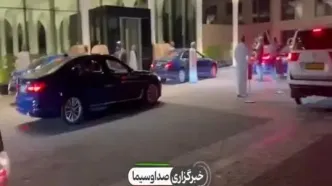 عراقچی در حال ترک مسقط+ ویدئو