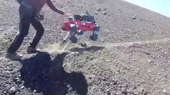 سگ رباتیک فوران‌های آینده آتشفشانی را بو می‌کشد