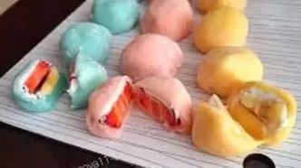 یک ایرانی راز پخت موچی در ژاپن را به نمایش گذاشت