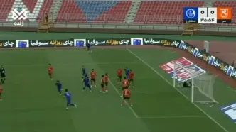 گل اول استقلال خوزستان به مس + ویدئو