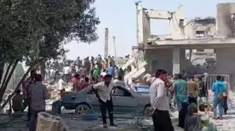 ویدیوی تلخ از محل شهادت دانش‌آموزان مینابی