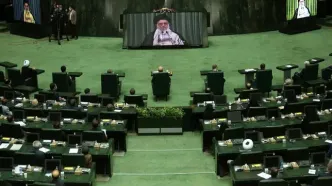 شعار نمایندگان مجلس علیه اروپا + فیلم