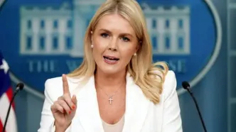 چهره سخنگوی کاخ سفید قبل و بعد از آرایش +فیلم