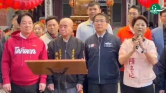 حادثه شوکه‌کننده برای رئیس‌جمهور تایوان؛ استفراغ ناگهانی رئیس معبد وسط مراسم رسمی