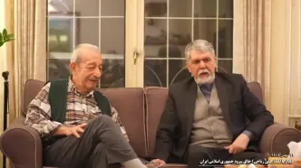 دیدار وزیر ارشاد با حسن ریاحی