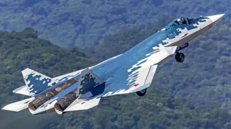 صدای عجیب و ترسناک سوخو 57