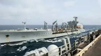 برخورد ۲ کشتی جنگی نیروی دریایی آمریکا با یکدیگر + جزئیات