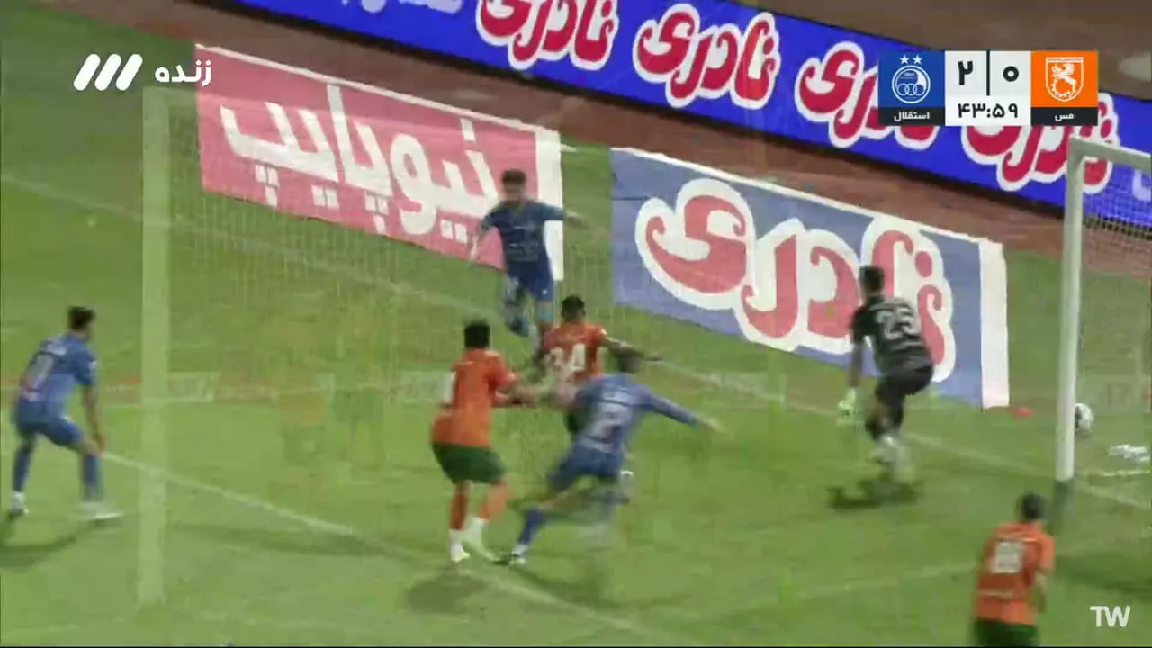 خلاصه بازی: مس رفسنجان ۰ - ۱ استقلال