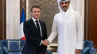 گفت‌وگوی تلفنی امیر قطر و مکرون درمورد ایران