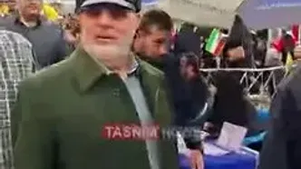 ببینید| حضور سرلشکر پاکپور، فرمانده کل سپاه در راهپیمایی ۲۲ بهمن