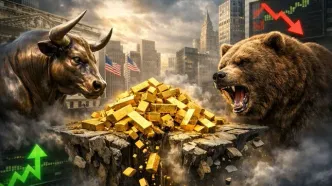 وال استریت در تردید | سرمایه‌گذاران خرد همچنان خوش‌بین به صعود طلا