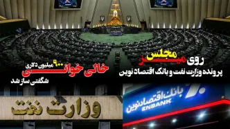 پرونده وزارت نفت و بانک اقتصاد نوین روی میز مجلس/ خالی خوانی ۹۰۰ میلیون دلاری شگفتی ساز شد