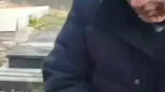 حضور احمدی نژاد در چهلم یکی از جانباختگان حوادث دی ماه