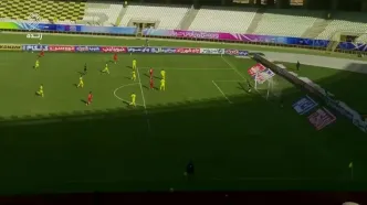 گل اول تراکتور به فجرسپاسی + ویدئو