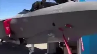 پرواز جنگنده‌های اف-۳۵ در آسمان ریاض